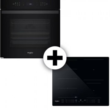 Whirlpool WOI68PT1SBA & WFS3660CPNE 73 Lt Μαύρο Εντοιχιζόμενος Σετ Φούρνος και Εστία